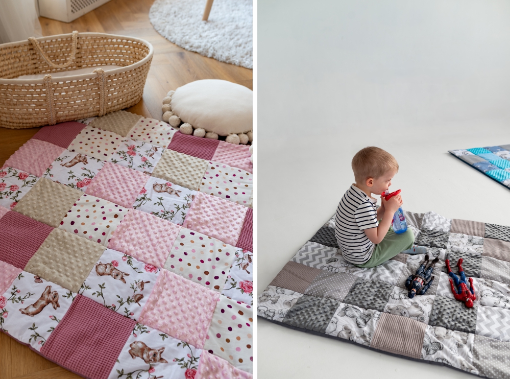 Babycolors rotaļu paklājiņi - roku darbs!