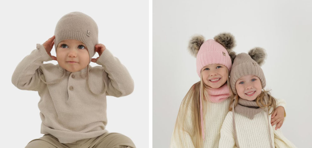 Siltas rudens/ ziemas cepurītes mazuļiem un bērniem. www.babycolors.lv