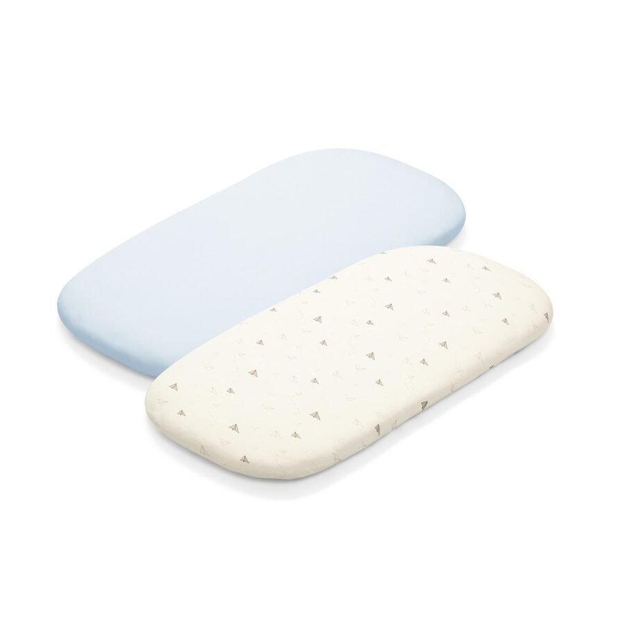 Bamboo carrycot fitted sheets PAPER PLANES Clothes and accessories