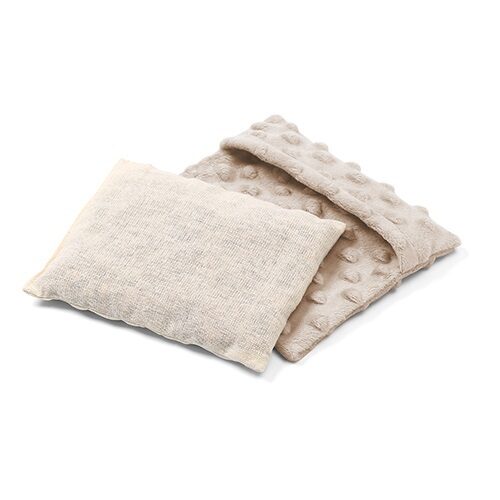 Cherry stone pillow, beige