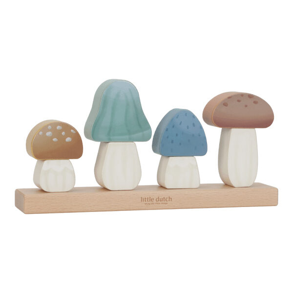 Wooden Stacking Mushrooms Little Dutch Forest Friends