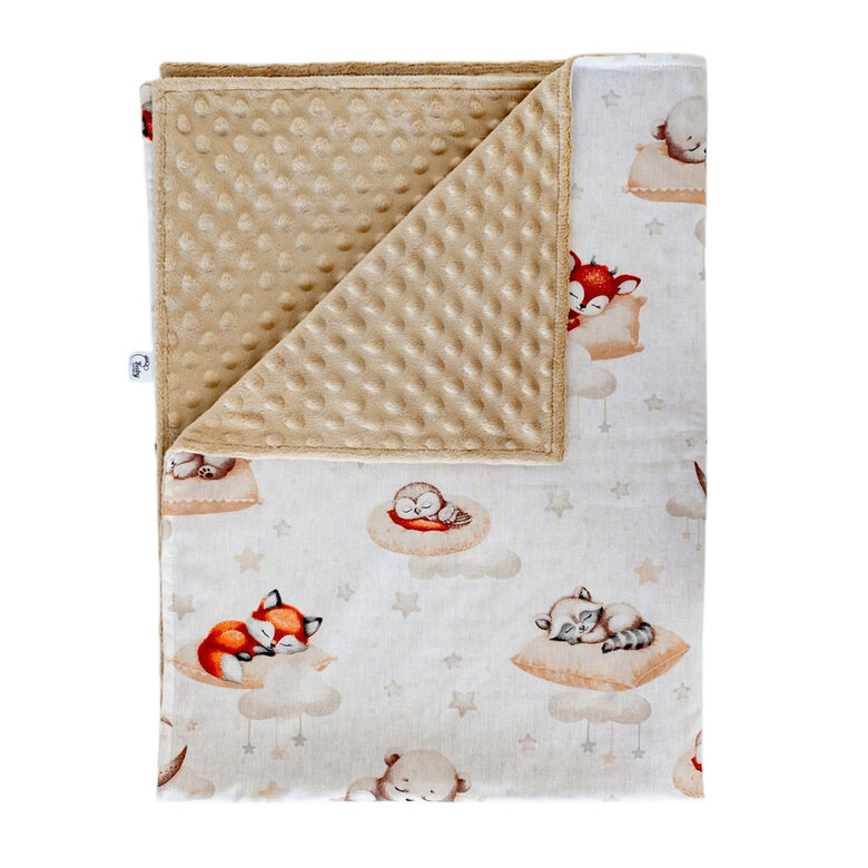 Super Soft Fleece Baby Blanket, Beige | Sweet Dreams