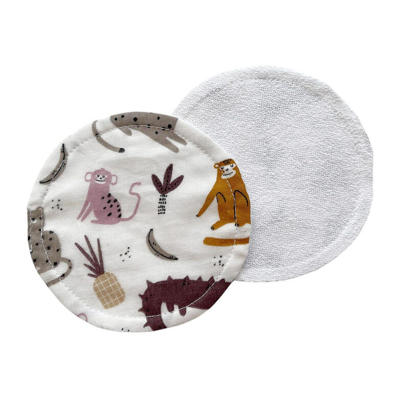 Reusable nursing breast pads for breastfeeding mothers (12 cm, 3 pairs)