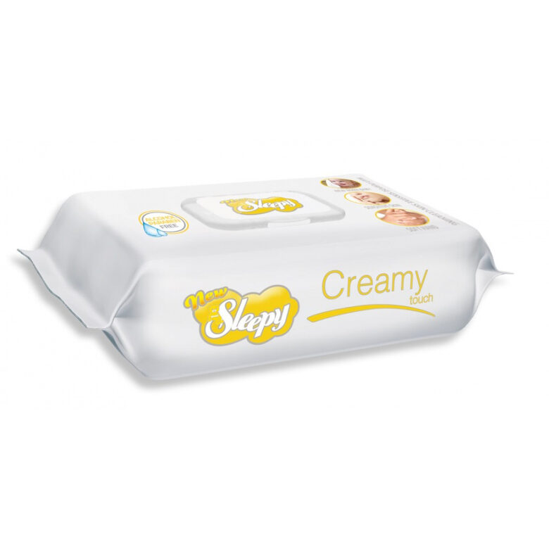 Wet Wipes Sleepy - Creamy, 64pcs.