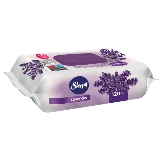 Wet Wipes Sleepy - Lavender, 120pcs.