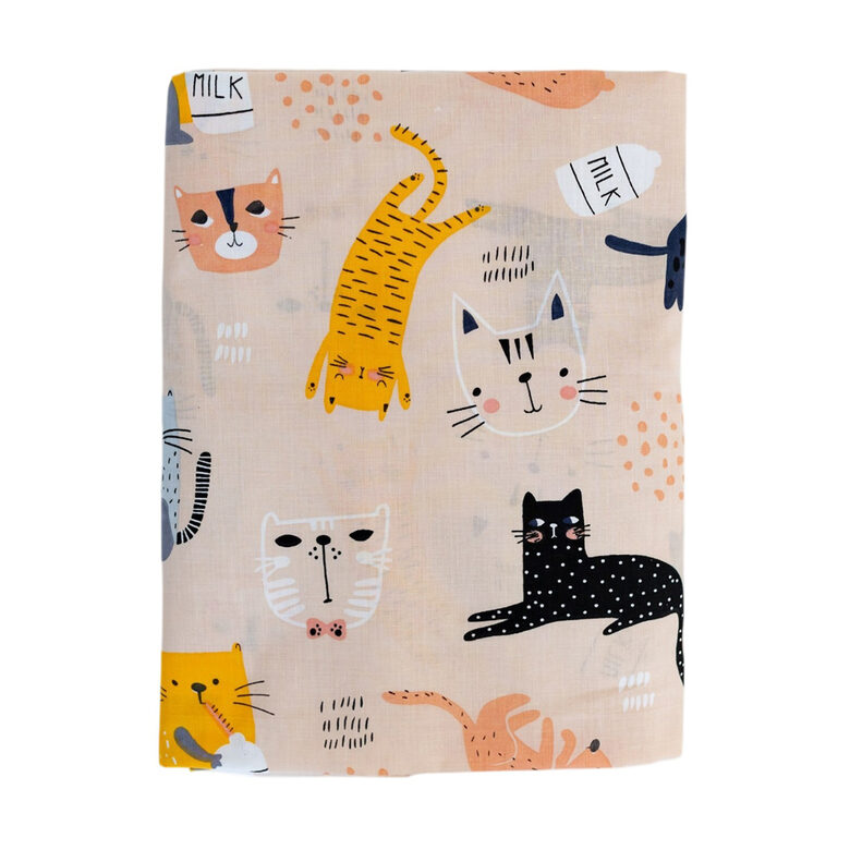 Cotton fitted sheet | Kittens