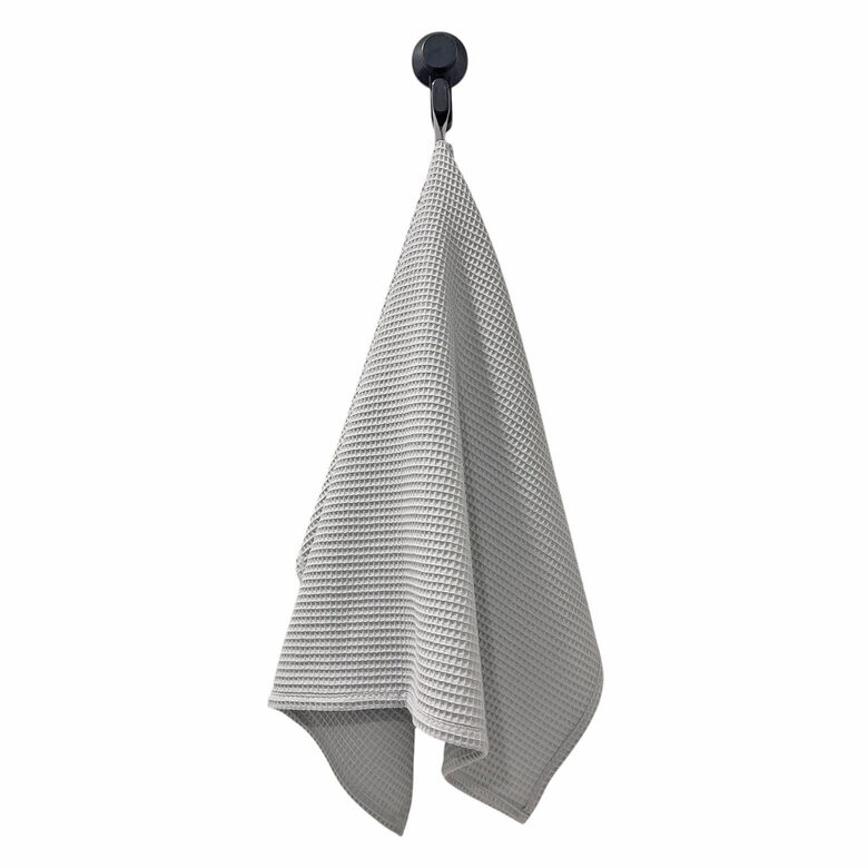 Cotton Waffle Weave Towel 50x70 cm, grey