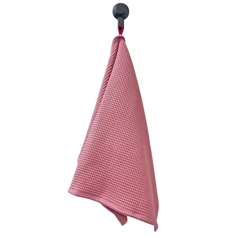 Cotton Waffle Weave Towel 50x70 cm, pastelpink