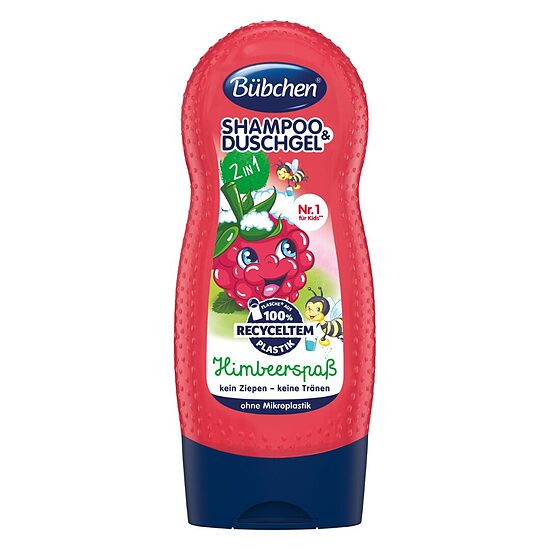 Bübchen Kids' Shampoo & Shower Gel “Happy Raspberry”, 230 ml
