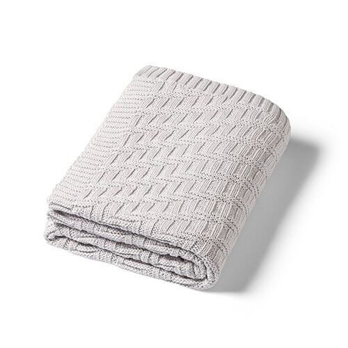 Adīta kokvilnas sedziņa, 75x100cm