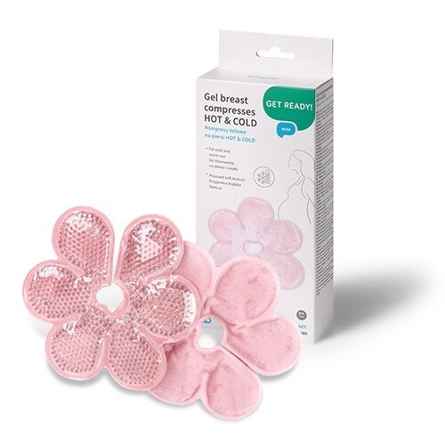 HOT & COLD Gel Breast Compresses, 2 pcs