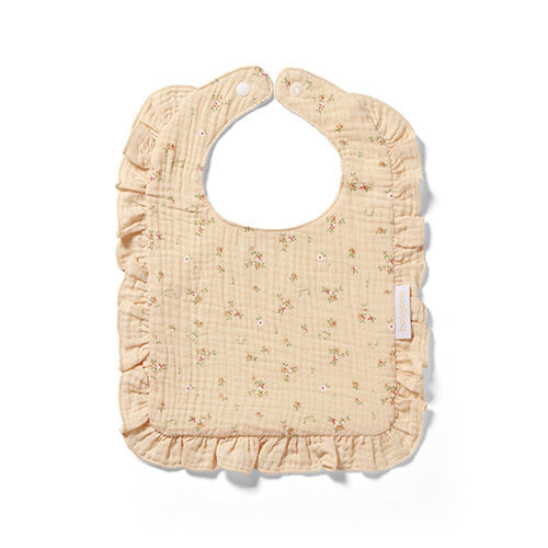 Muslin Bib with Ruffle