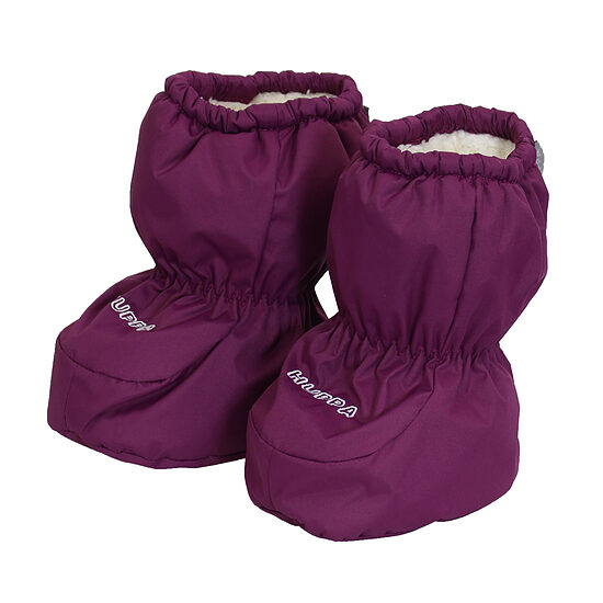 HUPPA TAYLOR Baby Booties, Burgundy