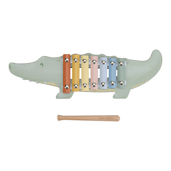 Wooden Xylophone LITTLE DUTCH Safari Friends