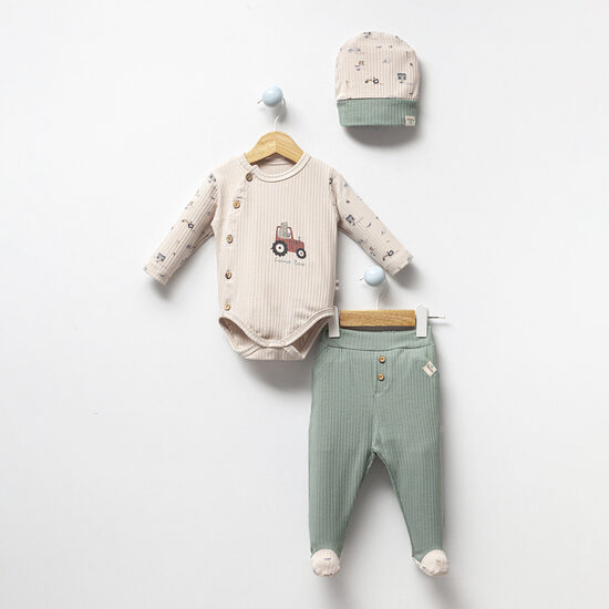 3-Piece Clothing Set, Green | Country