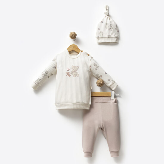3-Piece Baby Set | Teddy Print