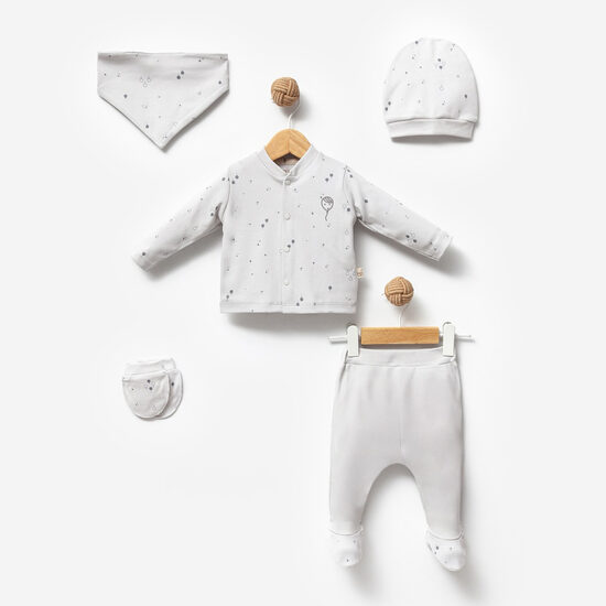 5-Piece Clothing Set, Grey