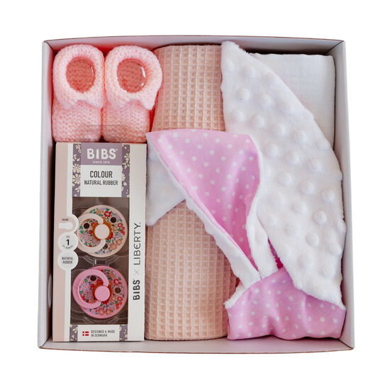 Dāvanu komplekts mazulim | Zaķis, rozā