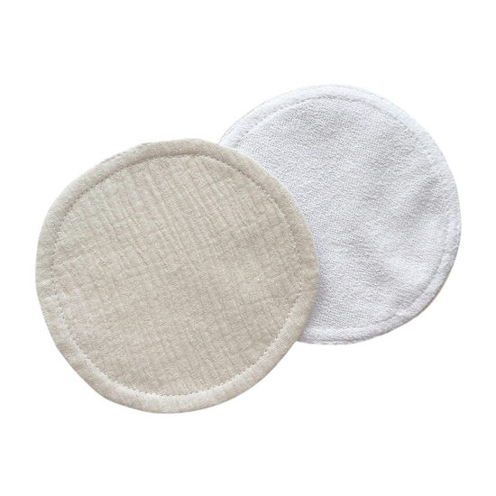 Reusable nursing breast pads for breastfeeding mothers (12 cm, 3 pairs)