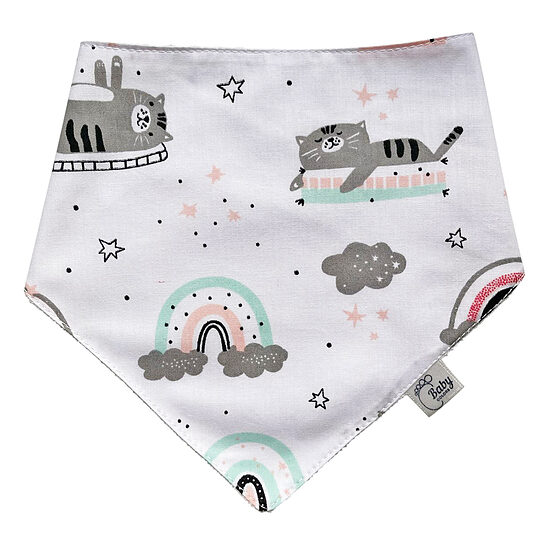 Waterproof Drool Bib | Kittens and Rainbows
