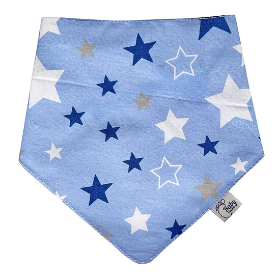 Waterproof Drool Bib | Blue Stars