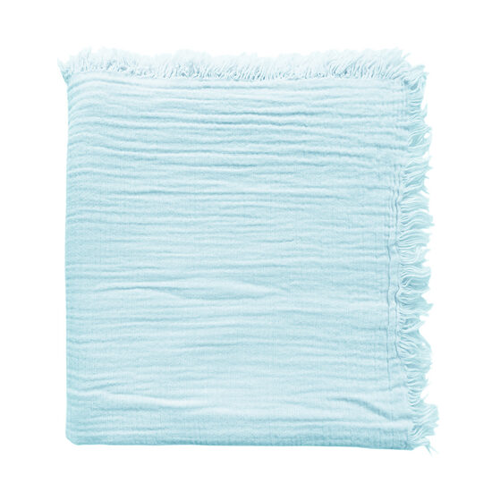 Muslin blanket, blue