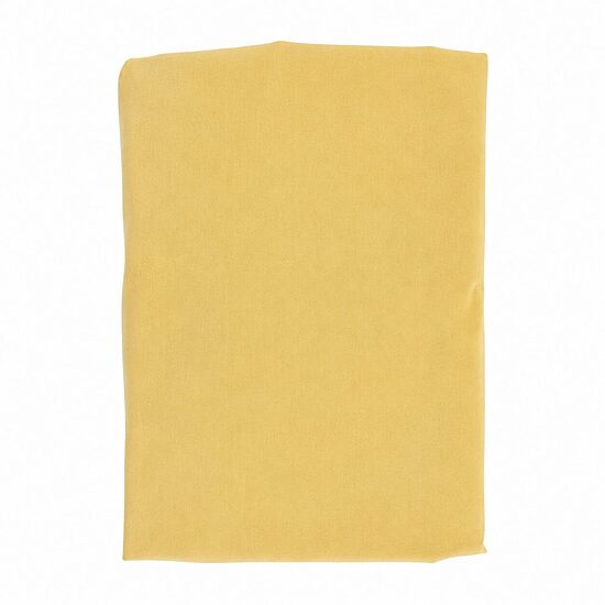 Cotton sheets with an elastic band, 120x60cm, Mustard yellow