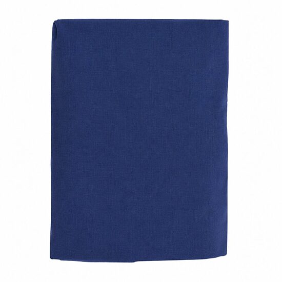Cotton fitted sheet | Navy Blue