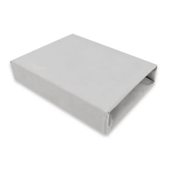 Cotton sheets with an elastic band, 120x60cm, grey