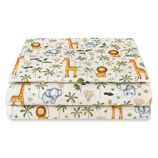 2-elements cot bedding filling | Giraffes