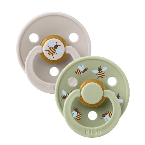 BIBS Studio Colour knupīši Bumblebee - Mushroom/Sage