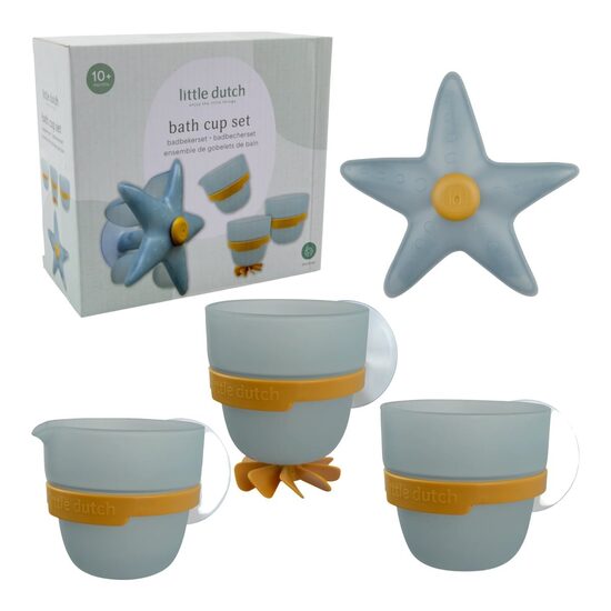 Little Dutch Bath Play Cups Set | Starfish