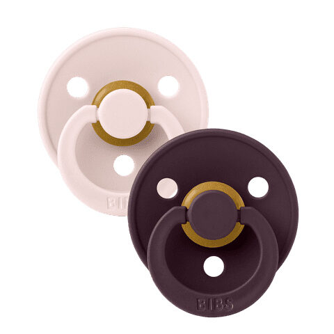 BIBS Colour 2 Pack - Petal/ Plum