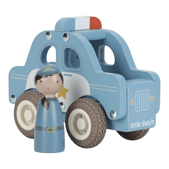Wooden Police Car LITTLE DUTCH