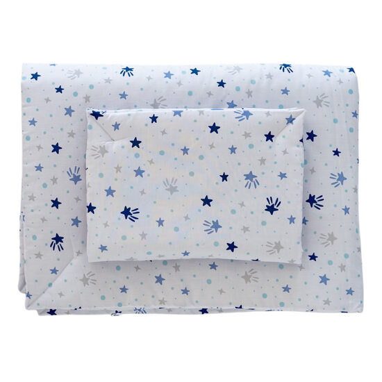 Sega + spilvens | Zilas zvaigznītes