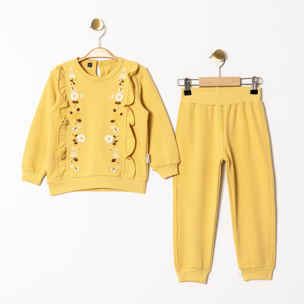 2-piece set, yellow: sweater + trousers