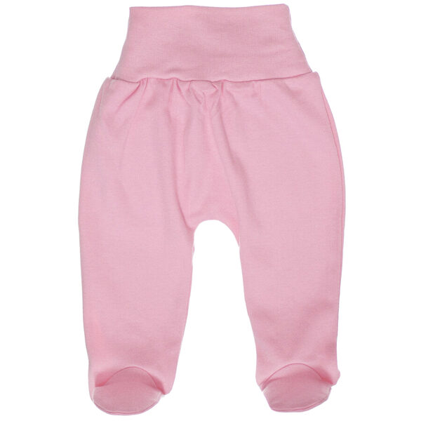 Pants with feet, pink (Sizes: 56., 62., 68., 80., 86.)