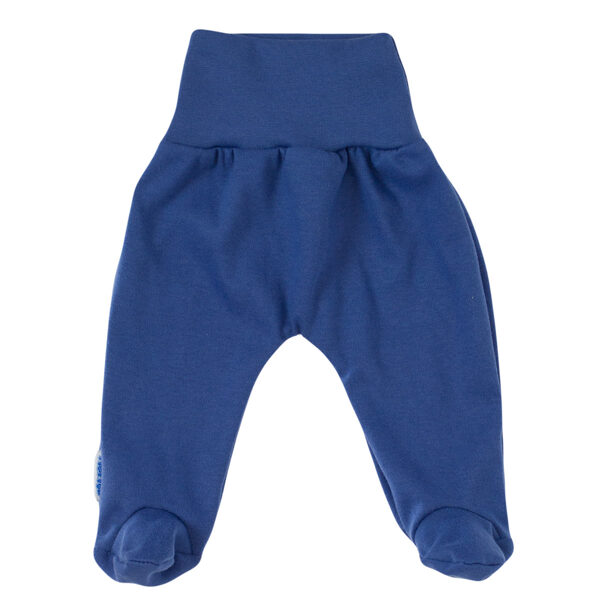 Pants with feet, dark blue (Sizes: 56., 68., 80., 86.)