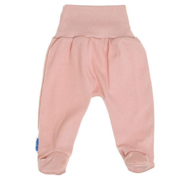 Pants with feet, powder pink (Sizes: 74., 80., 86.)