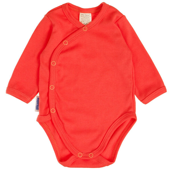 Bodysuit, coral orange (Sizes: 56., 62., 68.)
