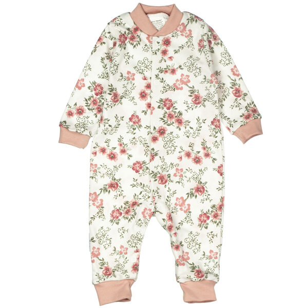 Sleepsuit, Small roses (Sizes: 68., 74.)