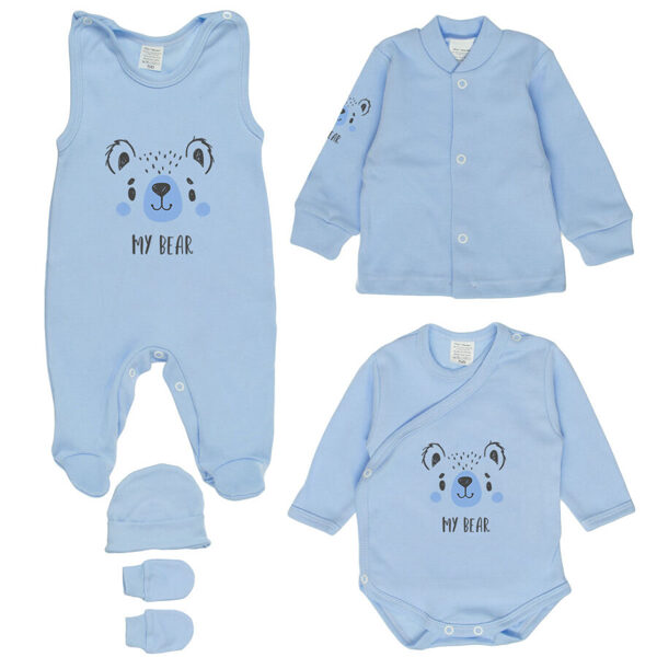 5-piece set, blue (Sizes: 50.)