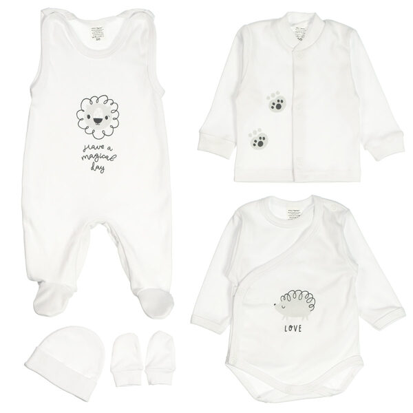 5-piece set, white (Sizes: 62.)