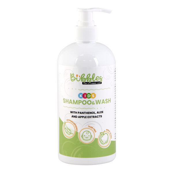 BUBBLES Kids shampoo/shower gel, 500 ml
