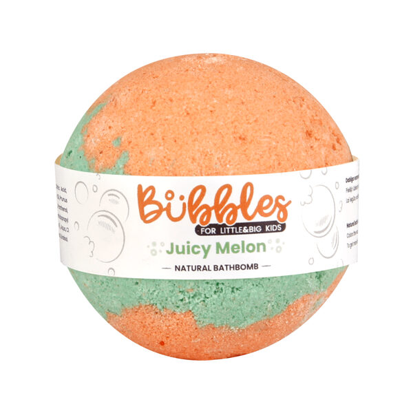 BUBBLES Juicy Melon bath bomb, 120 g