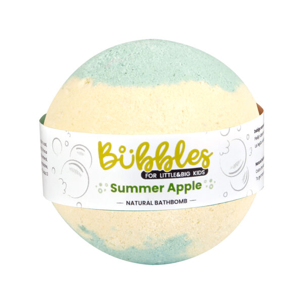 BUBBLES Summer Apple bath bomb, 120 g