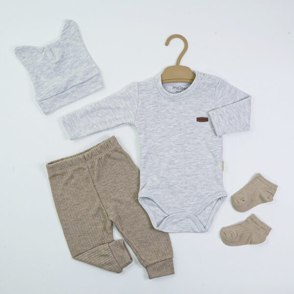 4-Piece Clothing Set in Grey