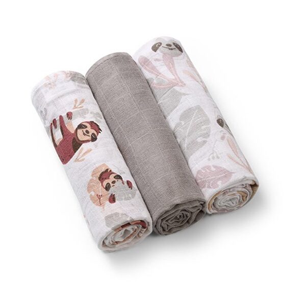 Muslin diapers, 70x70cm, 3pcs.