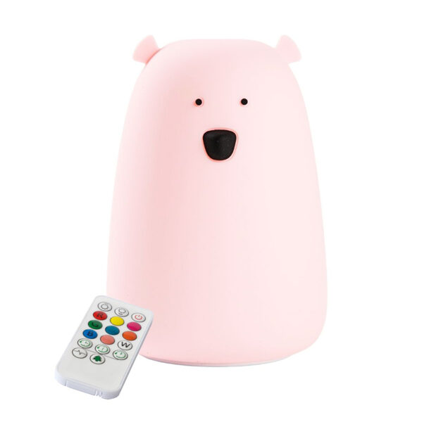 BIG PINK BEAR LAMP with remote control