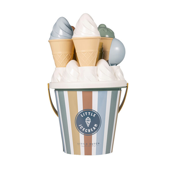 LITTLE DUTCH Pludmales rotaļu komplekts Ice Cream | Vintage